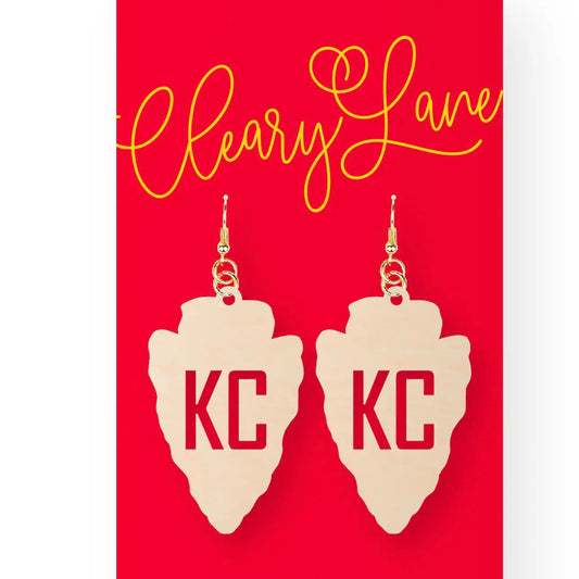 KC Arrowhead Dangle Earrings